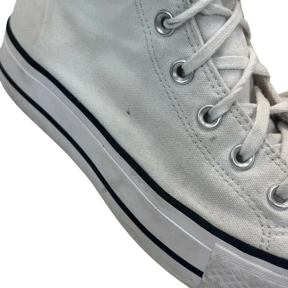 Converse Chuck‎ Taylor All Star Lift Platform Canvas White High Top Sneakers 9W